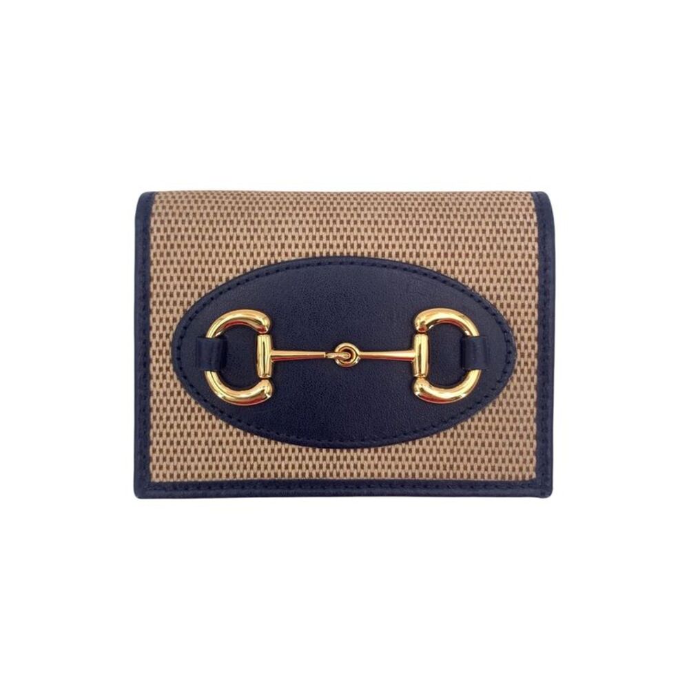 Gucci Leather Wallet Horsebit 1955
